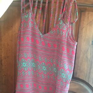 Tank with strappy back